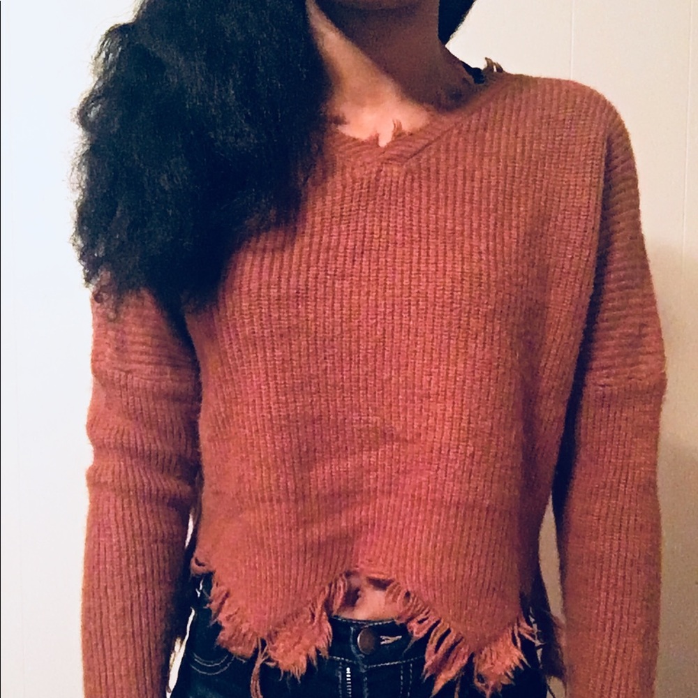 Shredded Sweater